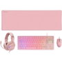 Mars Gaming MCP-RGB3P Pack Gaming 4en1 Teclado TKL H-Mech RED RGB, Ratón Óptico 3200 DPI, Auriculares 50mm y Alfombrilla XXL